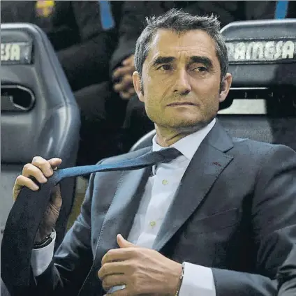  ??  ?? Valverde regresó de Villarreal muy satisfecho El técnico era consciente del valor de los tres puntos en juego