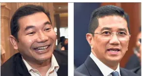  ??  ?? Democratic principle: Some PKR members say the time has come for PKR candidates to openly declare who they are backing – Rafizi or Azmin.