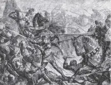  ?? ?? 0 England’s bloodiest battle raged for ten hours around the village of Towton in Yorkshire on this day in 1461