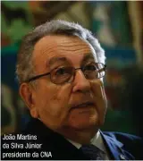  ??  ?? João Martins da Silva Júnior presidente da CNA