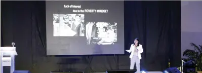  ??  ?? Monica Alipe-Enriquez (Barangay Impact Management and Support Services chief executive officer and Board chairperso­n)