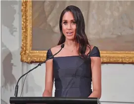  ?? Photo: AAP ?? The Duchess of Sussex told an audience in New Zealand that feminism is about fairness.