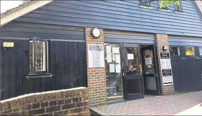  ??  ?? Ivy Court Surgery in Tenterden has been screening patients at the door since the outbreak began