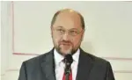  ??  ?? SPD leader Martin Schulz
