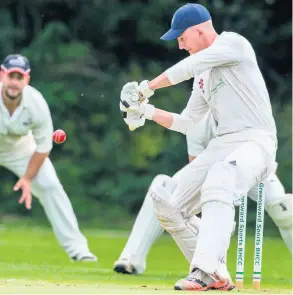  ?? PICTURES: Paul Gillis ?? Rory Cadbury had a day to remember as Bath Hospitals caused a stir on the final day of the Wiltshire League season by downing Division 2 champions Beckington by 76 runs. Cadbury amassed 52 as Hospitals finished on 225 all out, before taking 8-38 in a demolition job with the ball.