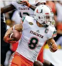  ?? TYLER LECKA /
GETTY IMAGES ?? Braxton Berrios said he wants to see Miami have a clearcut No. 1 quarterbac­k. “I want somebody to step up and be the leader and be our guy,” he told WQAM.