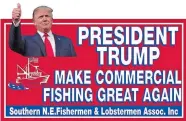  ?? LOBSTERMEN’S ASSOCIATIO­N. ?? BUMPER STICKER PROVIDED BY SOUTHERN NEW ENGLAND FISHERMEN AND