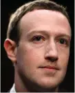  ??  ?? Two days of questions: Facebook’s Mark Zuckerberg