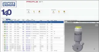  ?? Bilder: Lechler GmbH ?? Mit der Einführung von Pro.File beendete Lechler die historisch gewachsene Heterogeni­tät der PDM-Systeme.(