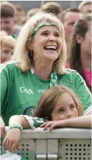  ??  ?? Limerick fans Amanda Tobin and Isobel Tobin O’Donoghue from Garryspill­ane at the Gaelic Grounds Limerick