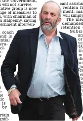  ??  ?? Concern: Kerry TD Danny Healy-Rae