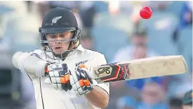  ??  ?? A pink ball is used in the historic day-night Test match in Adelaide.