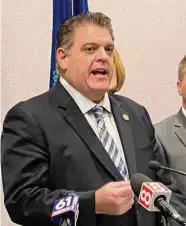  ?? Ken Dixon / Hearst Connecticu­t Media ?? State Rep. David Rutigliano, R-Trumbull, a top Republican on the legislatur­e’s General Law Committee.