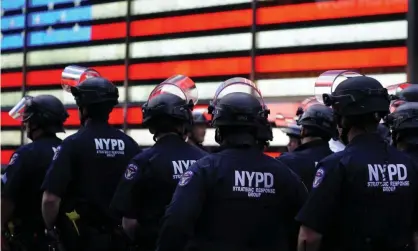  ??  ?? ‘Democrats have returned to their post 9/11 calls for heightenin­g the “war on terror”.’ Photograph: Timothy A Clary/AFP/Getty Images