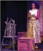  ?? COURTESY OF CASEY GARDNER FORD ?? Synchronic­ity’s onewoman drama “rip” features Jasmine Thomas.