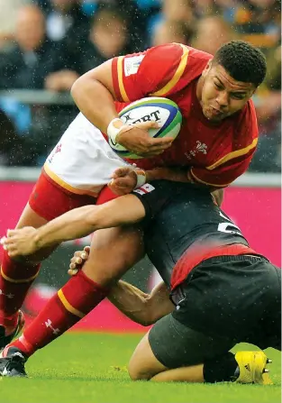  ?? PICTURE: Getty Images ?? Big and fast: New prop sensation Leon Brown