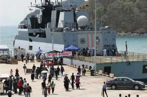  ??  ?? The Langkawi Internatio­nal Maritime and Aerospace 2019 exhibition this year saw record numbers over the three trade days with 42,030 visitors, of whom 17,226 were foreigners.