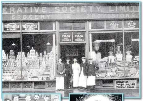  ??  ?? Wrekenton Co-op store, 1911 (Norman Dunn)