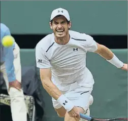  ?? FOTO: ALFONSO JIMÉNEZ ?? Andy Murray no juega desde Wimbledon por su lesión de cadera