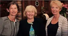  ??  ?? Noleen Redmond, Maree Lyng and Betty Kavanagh at the meeting.