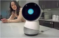  ??  ?? Jibo, a social robot, can swivel its flat, round screen ‘face’ to meet your gaze, tell a joke and play music. It was pitched as ‘the world’s first social robot for the home’. —