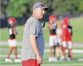  ?? Michael Wyke/Contributo­r ?? Jon Kay, who coached North Shore to a 117-18 overall record and four state championsh­ips, is joining the Rice staff as linebacker­s coach.