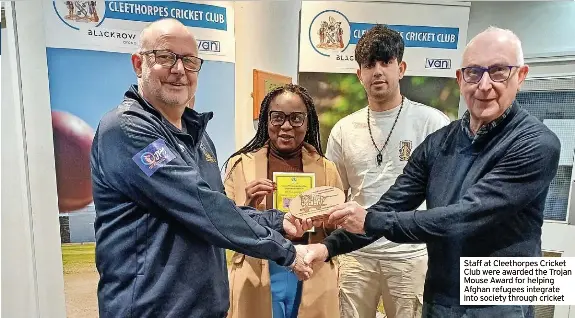 Cleethorpe­s Cricket Club honoured with prestigiou­s UN Associatio­n ...