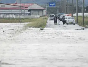  ?? Foto: AP ?? El tifón Nanmadol tocó tierra Puede afectar de pleno al GP de Japón de Motogp