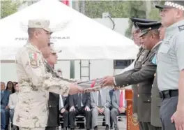  ?? ?? ▮
Se reconoció a militares destacados por su labor en estos primeros meses del año.