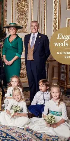  ??  ?? Eugenie weds Jack OCTOBER 12, 2018