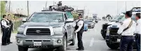  ?? ?? ▮ La vigilancia en las carreteras ayuda a que los viajeros puedan cruzar por nuestra ciudad con toda seguridad.