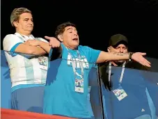  ?? AP ?? Diego Maradona has told a Venezuelan broadcaste­r that the outcome of the England v Colombia match was a ‘‘monumental theft’’.