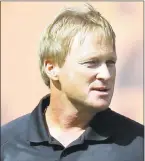  ?? MARK DUNCAN — ASSOCIATED PRESS ARCHIVES ?? Former Raiders coach Jon Gruden last coached in the NFL as Tampa Bay’s head man in 2008.