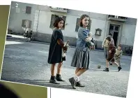  ?? (Ansa) ?? Sul set Ludovica Nasti, 12 anni, nel ruolo di Lila nella serie tv «L’amica geniale» tratta dal bestseller di Elena Ferrante