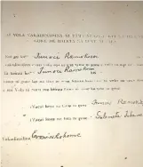  ??  ?? Declaratio­n by the-then chief herald in the vanua of Kuku, Eroni Rokouwe, that Timoci Ramokosoi Jr is the son of Timoci Ramokosoi Sr.