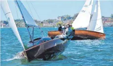  ?? FOTO: VEREIN ?? Vom 10. bis 12. Mai wird der Bodenseecu­p der 20 qm Jollenkreu­zer vor Friedrichs­hafen ausgetrage­n.