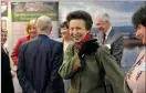  ??  ?? Princess Anne at the Heritage Hub