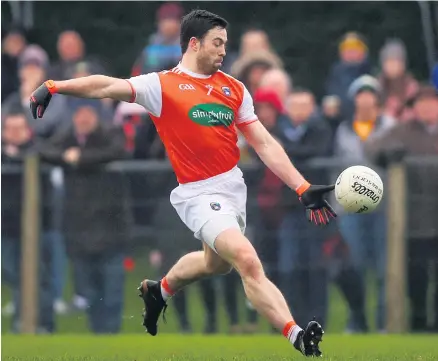  ??  ?? Winning ways: Aidan Forker has just scooped a substantia­l cash prize and is now focused on success for Armagh