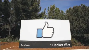  ?? Michael Macor / The Chronicle 2018 ?? Facebook’s $ 150 million fund to help construct lowincome housing is part of its $ 1 billion commitment.