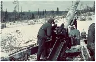  ?? © Getty ?? German soldier preparing weapons during the Lapland War