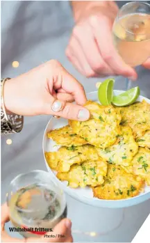  ?? Photo / File ?? Whitebait fritters.