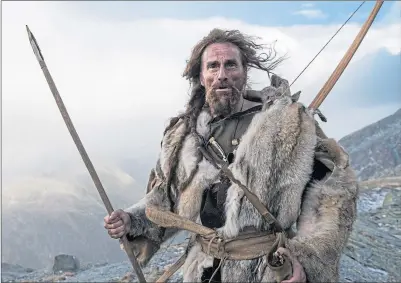  ??  ?? Jürgen Vogel in Iceman, a fictional movie about Otzi’s life