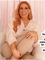  ?? ?? Stacey Solomon, left, is the new ambassador for abbott lyon jewellery