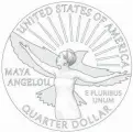  ?? ?? Poet, writer and activist Maya Angelou is featured on one of the new designs for the “American Women Quarters.”