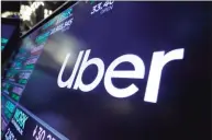  ?? Richard Drew / Associated Press ?? The state Department of Transporta­tion has teamed up with Uber to offer a discount code to deter possible impaired driving this holiday season.