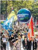  ?? Foto: Christian Fischer ?? Klimastrei­k der Fridays-forFuture-Bewegung in Wien.