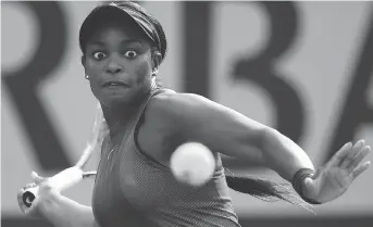  ?? CHRISTOPHE SIMON/GETTY IMAGES ?? American Sloane Stephens enters Saturday’s French Open final against Romania’s Simona Halep, the No. 1 seed, with a perfect 6-0 record in title matches, while Halep is 16-14 in tour finals.