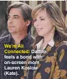  ??  ?? We’re All Connected: Dattilo feels a bond with on-screen mom Lauren Koslow (Kate).