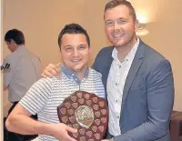  ??  ?? The Jim Anderson Memorial Award – Kieron John