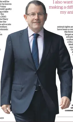  ?? Picture / Brett Phibbs ?? John Banks says he will be ‘‘perusing commercial opportunit­ies’’.